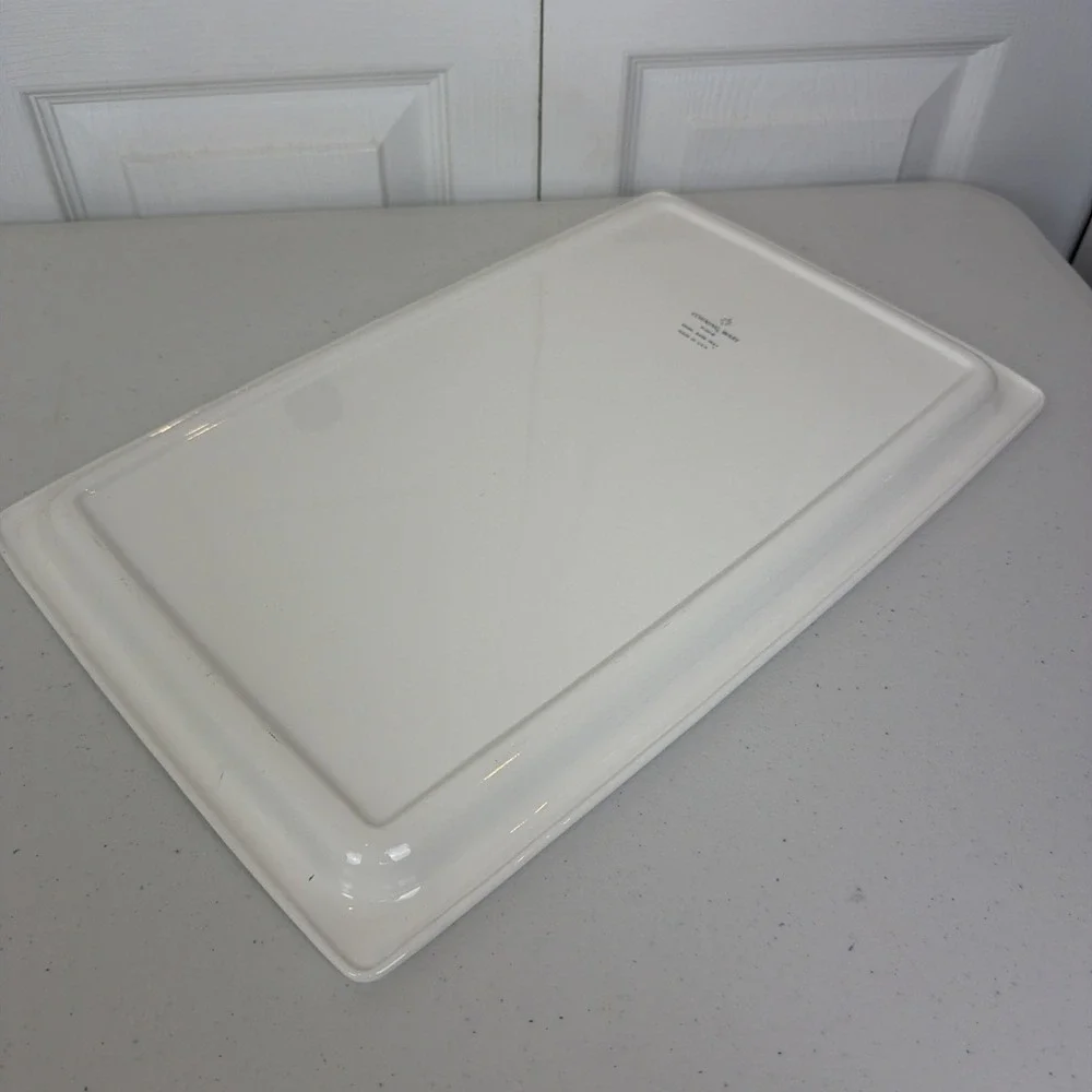 Vintage Corning Ware Cornflower Broil & Bake Tray With Serving Rack Stand P 35 B